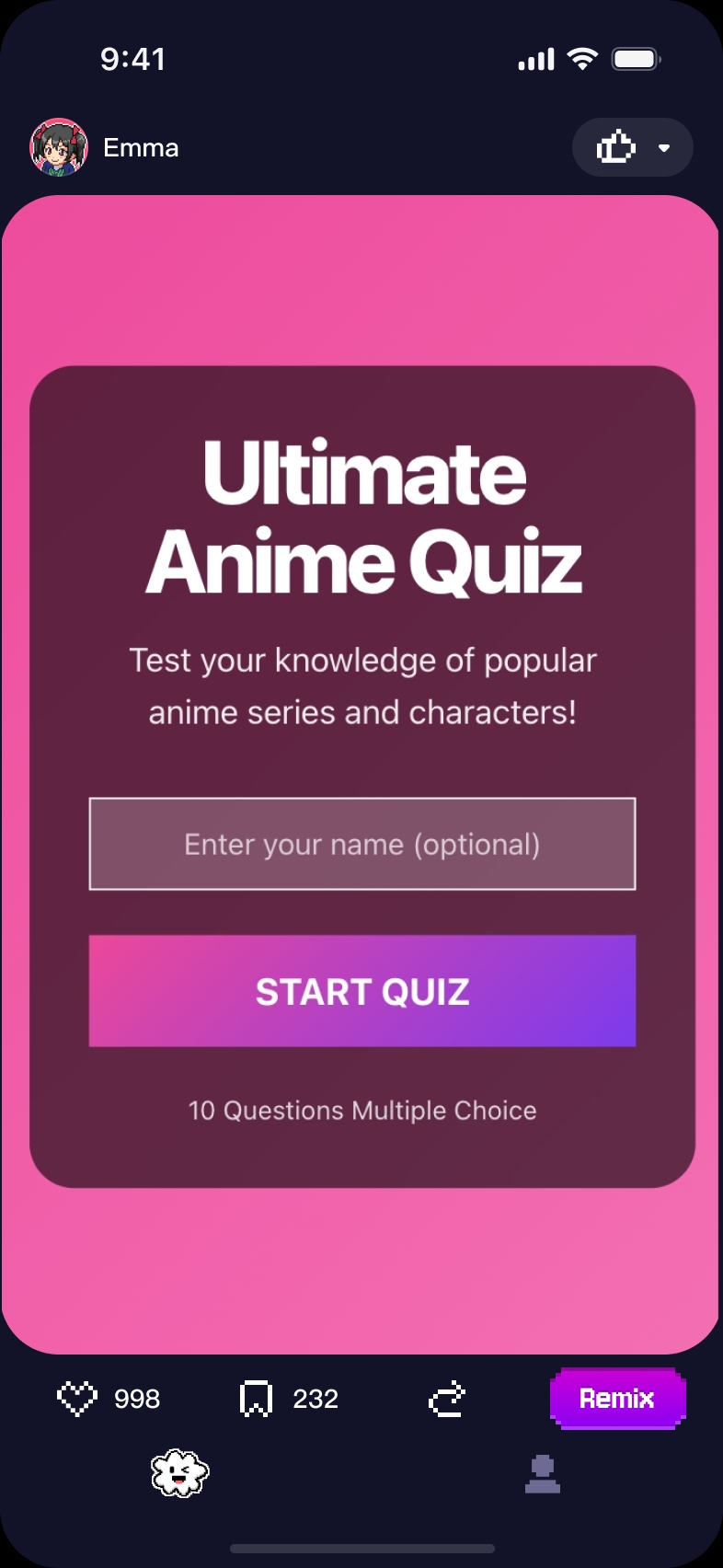 Mogic app screenshot